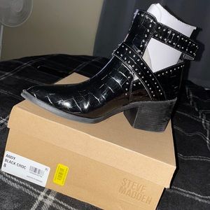 Steve Madden Crocodile Booties